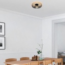 Mennyezeti lámpa, fekete -