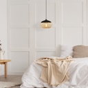 Mennyezeti lámpa, fekete
világosbarna -