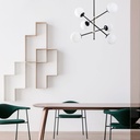 Mennyezeti lámpa, fekete -