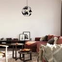 Mennyezeti lámpa, fekete -