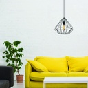 Mennyezeti lámpa, fekete -