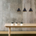 Mennyezeti lámpa, fekete -