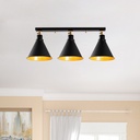 Mennyezeti lámpa, fekete -