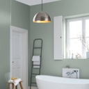 Mennyezeti lámpa, ezüst - NASSES