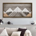 Keretezett falikép, többszínű -