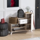 Cipőtároló, bézs -