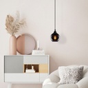 Mennyezeti lámpa, fekete -