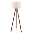 Állólámpa, ekrü barna -