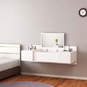 Sminkasztal, fehér -