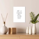 Falikép, idézet, fekete-fehér -