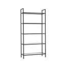 Könyvespolc, fekete - SEE