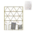 Fém fényképtartó, arany - PENSEES