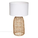 Asztali lámpa, rattan, 56 cm - CLOE