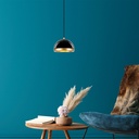 Mennyezeti lámpa, Fekete - CAROLE