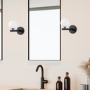 Fali lámpa, Fekete - SERGIO