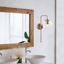 Fali lámpa, Arany - KIRA