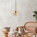 Mennyezeti lámpa, Arany - KROP