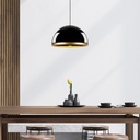 Mennyezeti lámpa, Fekete - VARIA