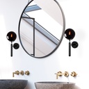 Fali lámpa, Fekete - VERA