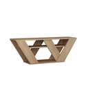 TV állvany, tölgyfa, polccal - VERSO