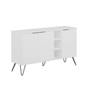 Komód, fehér, ajtóval - STOCKHOLM