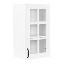 Egyajtós üveges faliszekrény, 40/72 cm, fehér - LAC DES SIGNES