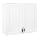 Kétajtós faliszekrény, 80/72 cm, fehér - LAC DES SIGNES