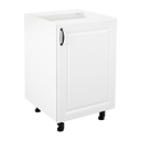 Egyajtós alsó szekrény, 50/82 cm, fehér - LAC DES SIGNES