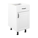 Egyajtós alsó szekrény, fiókkal, 40/82 cm, fehér - LAC DES SIGNES