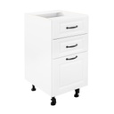 Alsó szekrény, 3 fiókkal, 40/82 cm, fehér - LAC DES SIGNES