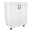 Kétajtós alsó szekrény, 60/82 cm, fehér - LAC DES SIGNES