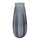 Üveg váza 28cm, szürke - CORNICHON