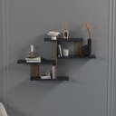 Falipolc, antracit tölgyfa - FOREST