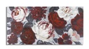 Vászon kép, pünkösdi rózsák,120x60 cm piros, fehér, sötétzöld - ROSES2