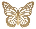 Fali dekoráció, pillangó, arany - LE PAPILLON