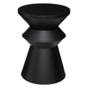 Lerakóasztal fém, fekete - TOTEM