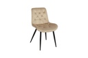 Étkezőszék, bársony bézs - POINTILLES