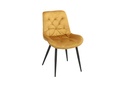 Étkezőszék, bársony mustársárga - POINTILLES