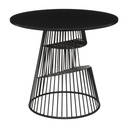 Lerakóasztal fekete fém - PUNAISE