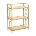 Könyvespolc, rattan - SAKIRO