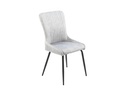 Étkezőszék, világos szürke műbőr - FIDELE
