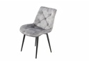 Étkezőszék, szürke bársony - PIERROT