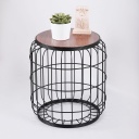 Dohánysóasztal, fekete, diófa - CAGE