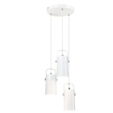 Indusztriális stílusú mennyezeti lámpa, fehér - STALACTITE