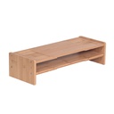 Monitorállvány, toll és telefontartó résszel, 2 szintes, bambusz - REVERBERE