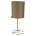 Textilbúrás asztali lámpa, szürkésbarna  - PIC