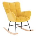 Hintafotel, bársony napsárga - BALANCE