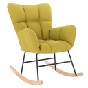 Hintafotel, bársony pisztácia - BALANCE