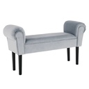 Pad, bársony világos szürke - PACHA