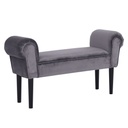 Pad, bársony sötétszürke - PACHA